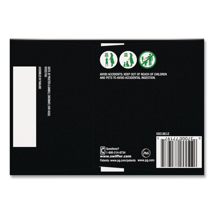 Heavy-Duty Dry Refill Cloths, 10.3 x 7.8, White, 20/Pack, 4 Packs/Carton