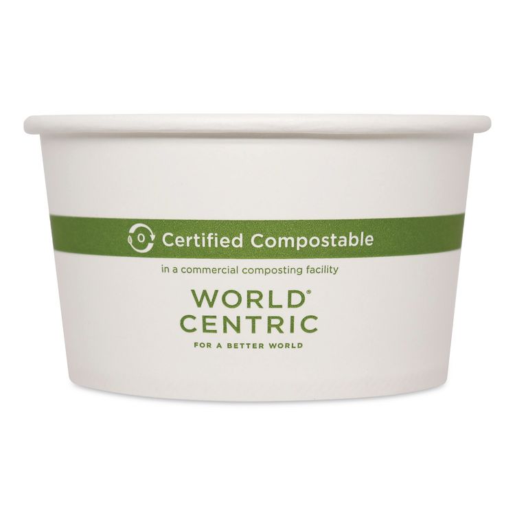 Paper Bowls, 12 oz, 4.5" Diameter x 2.5" h, White, 500/Carton