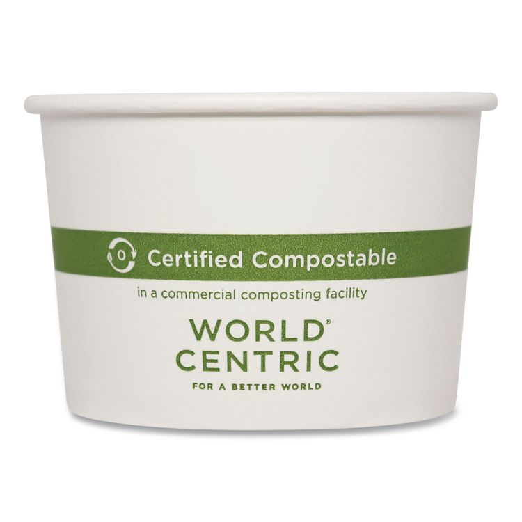 Paper Bowls, 8 oz, 3.5" Diameter x 2.3" h, White, 1,000/Carton