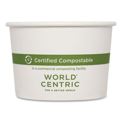 Paper Bowls, 8 oz, 3.5" Diameter x 2.3" h, White, 1,000/Carton