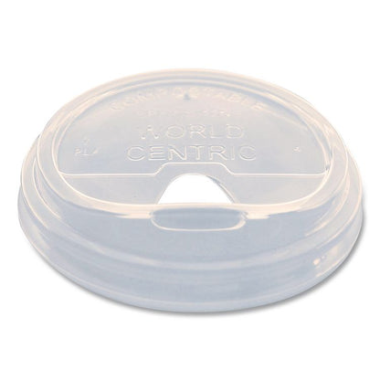PLA Clear Cold Cup Lids, Fits 9 oz to 24 oz Cold Cups, Plastic, Clear, 1,000/Carton