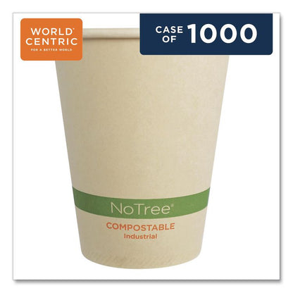 NoTree Paper Hot Cups, 8 oz, Natural, 1,000/Carton