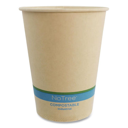 NoTree Paper Cold Cups, 12 oz, Natural, 1,000/Carton