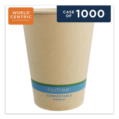 NoTree Paper Cold Cups, 12 oz, Natural, 1,000/Carton