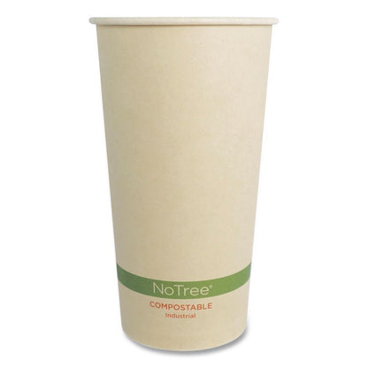 NoTree Paper Hot Cups, 20 oz, Natural, 1,000/Carton