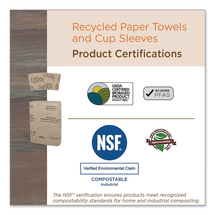 Hot Cup Sleeves, Fits 10, 12, 16, 20 oz Cups, Natural, 1,000/Carton