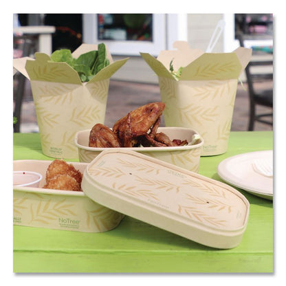 Paper Lids for Containers, 4.7 x 6.8 x 0.8, Natural, Paper, 300/Carton