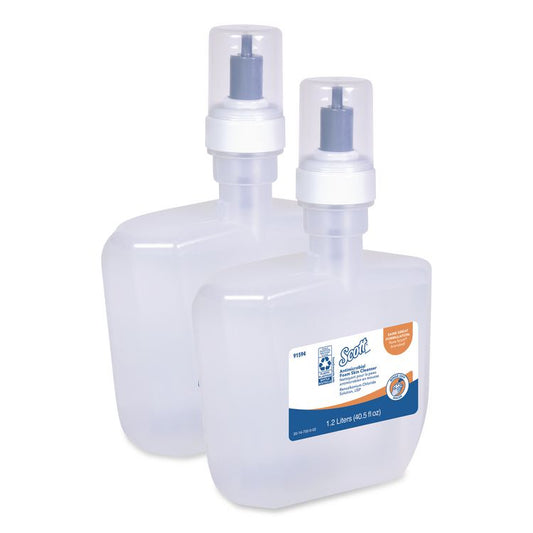 Antimicrobial Foam Skin Cleanser Refill, Fresh Scent, 1,200 mL, 2/Carton