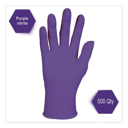 PURPLE NITRILE Exam Gloves, Powder-Free, Medium, 6 mil Thick, 9.5" Long, Purple, 500/Carton