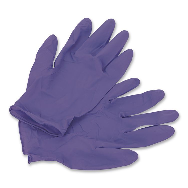 PURPLE NITRILE Exam Gloves, Powder-Free, Medium, 6 mil Thick, 9.5" Long, Purple, 500/Carton