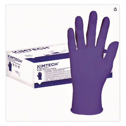 PURPLE NITRILE Exam Gloves, Powder-Free, Medium, 6 mil Thick, 9.5" Long, Purple, 500/Carton