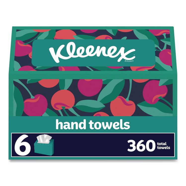Hand Towels in a POP-UP* Box, 1-Ply, 6.8 x 9, White, 60/Box, 6 Boxes/Carton