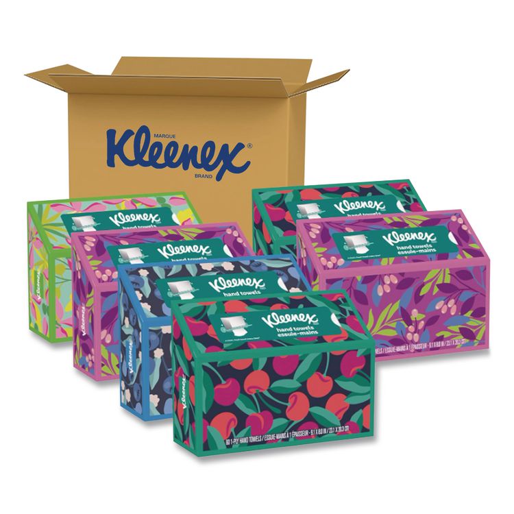 Hand Towels in a POP-UP* Box, 1-Ply, 6.8 x 9, White, 60/Box, 6 Boxes/Carton