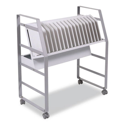 16 Tablet/Chromebook Open Charging Cart for 16 Devices, 27 x 14.75 x 30