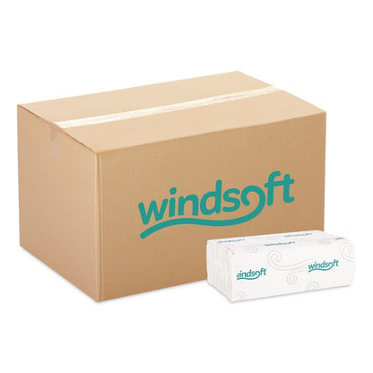 C-Fold Paper Towels, 1-Ply, 10.2 x 13.25, White, 200 Towels/Pack, 12 Packs/Carton