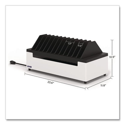12 Port USB-C Charging Station for 12 Devices, 23.6 x 14 x 10.9