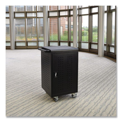 30 Tablet/Chromebook Charging Cart for 30 Devices, 20.9 x 21.1 x 37.6