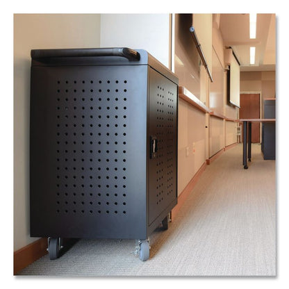30 Tablet/Chromebook Charging Cart for 30 Devices, 20.9 x 21.1 x 37.6