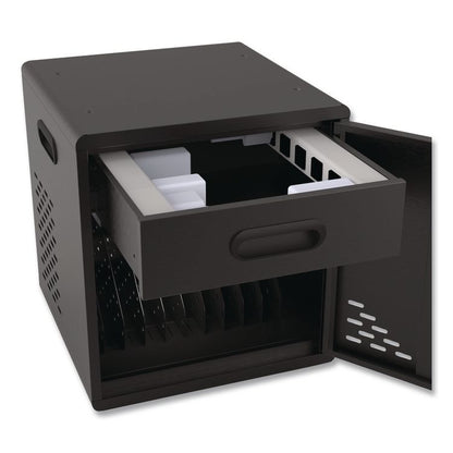 Modular Charging Cabinet for 10 Devices, 15  x 15 x 16.75