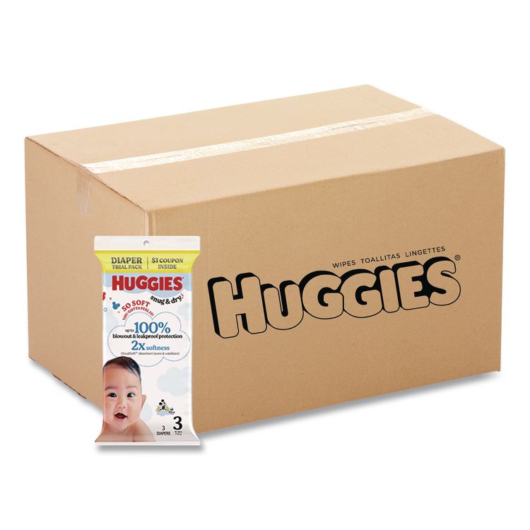 Snug and Dry, Size 3, 16 lbs to 28 lbs, Disney Design, 3 Diapers/Pack, 30 Packs/Carton