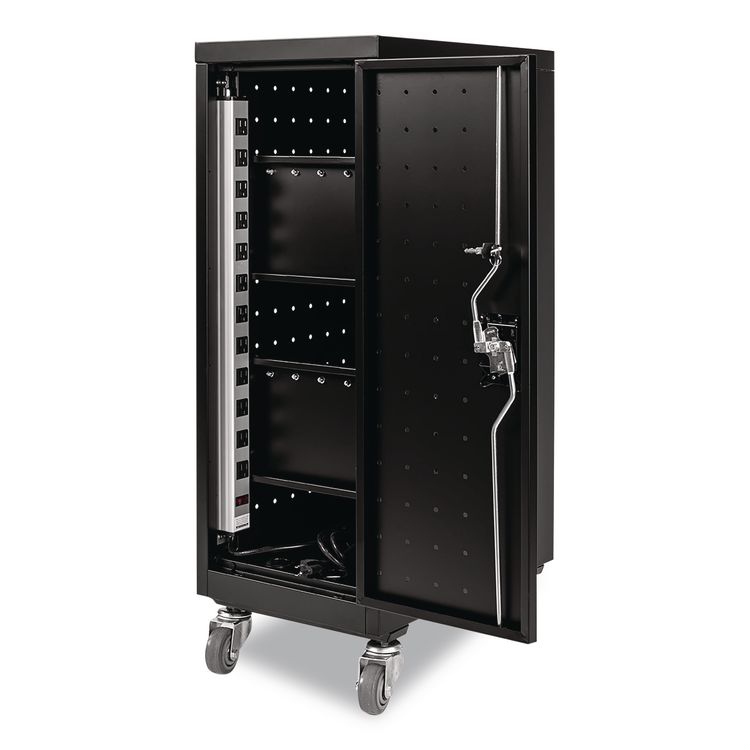 12 Laptop/Chromebook Compact Charging Cart for 12 Devices, 14 x 21.15 x 39.62