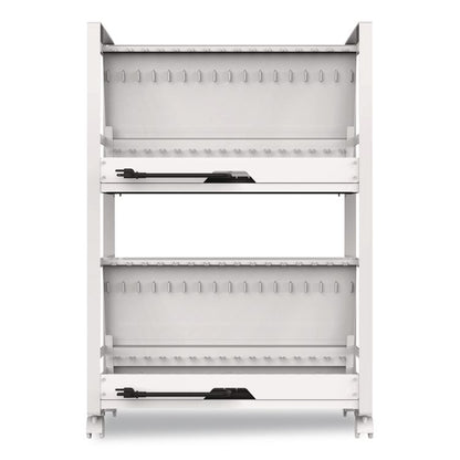 32 Tablet/Chromebook Open Charging Cart for 32 Devices, 27 x 14.75 x 39.75