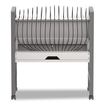 16 Bay Open Charging Cart for 16 Devices, 27 x 14.75 x 30
