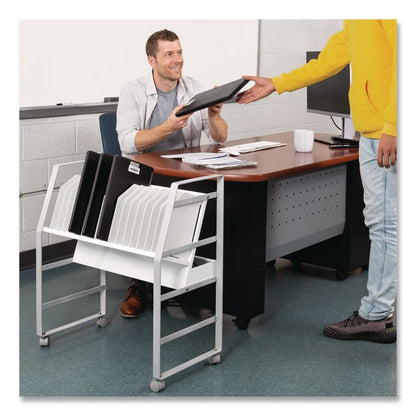16 Bay Open Charging Cart for 16 Devices, 27 x 14.75 x 30