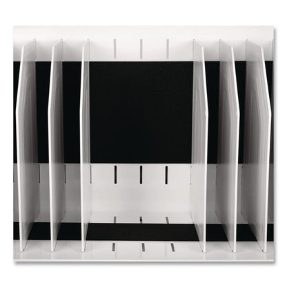 16 Bay Open Charging Cart for 16 Devices, 27 x 14.75 x 30