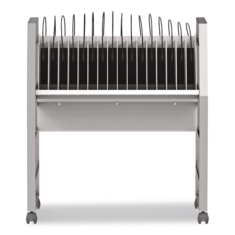 16 Bay Open Charging Cart for 16 Devices, 27 x 14.75 x 30