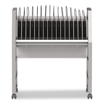16 Bay Open Charging Cart for 16 Devices, 27 x 14.75 x 30