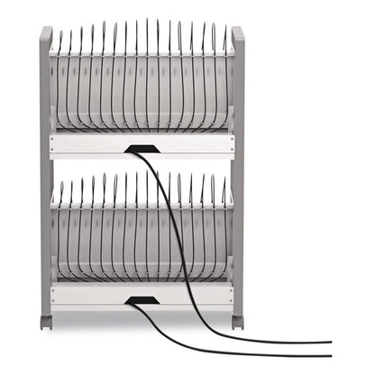 32 Bay Open Charging Cart for 32 Devices, 27 x 14.75 x 39.75