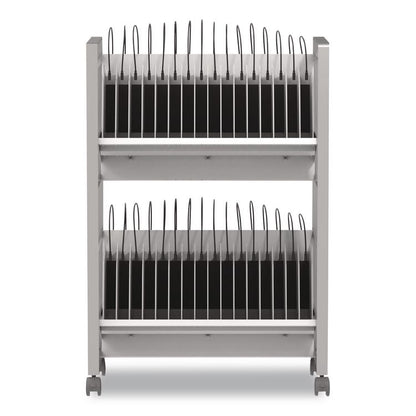 32 Bay Open Charging Cart for 32 Devices, 27 x 14.75 x 39.75