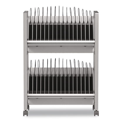 32 Bay Open Charging Cart for 32 Devices, 27 x 14.75 x 39.75