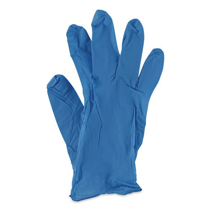 Blue Disposable Nitrile Gloves, 370 Series, Powder-Free, X-Large, 3 mil Thick, 9.5" Long, Blue, 100/Box, 10 Boxes/Carton