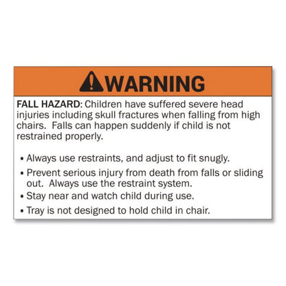 Sturdy Chair High Chair without Wheels, Supports Up to 33 lbs, 30.76" Seat Height, Platinum