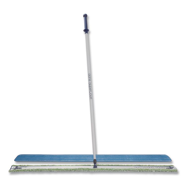 SuperCourt Athletic Floor Care Microfiber Wet Tacking Pad, 60", Light/Dark Blue