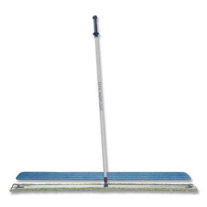 SuperCourt Athletic Floor Care Microfiber Wet Tacking Pad, 60", Light/Dark Blue