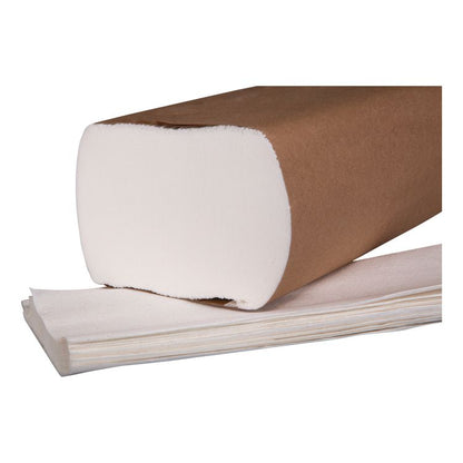 100% Recycled Folded Paper Towels, Multi-Fold, 1-Ply, 9.5 x 9.25, White, 250/Pack, 16 Packs/Carton