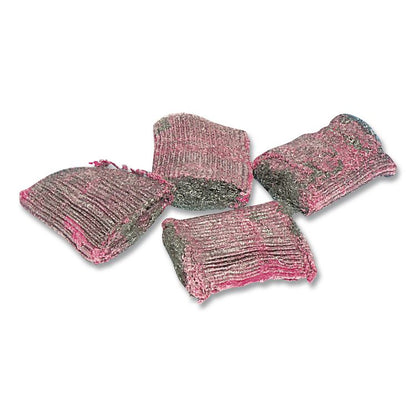 Hotel Size Soap Pad, 4 x 4, Charcoal/Pink, 10/Box