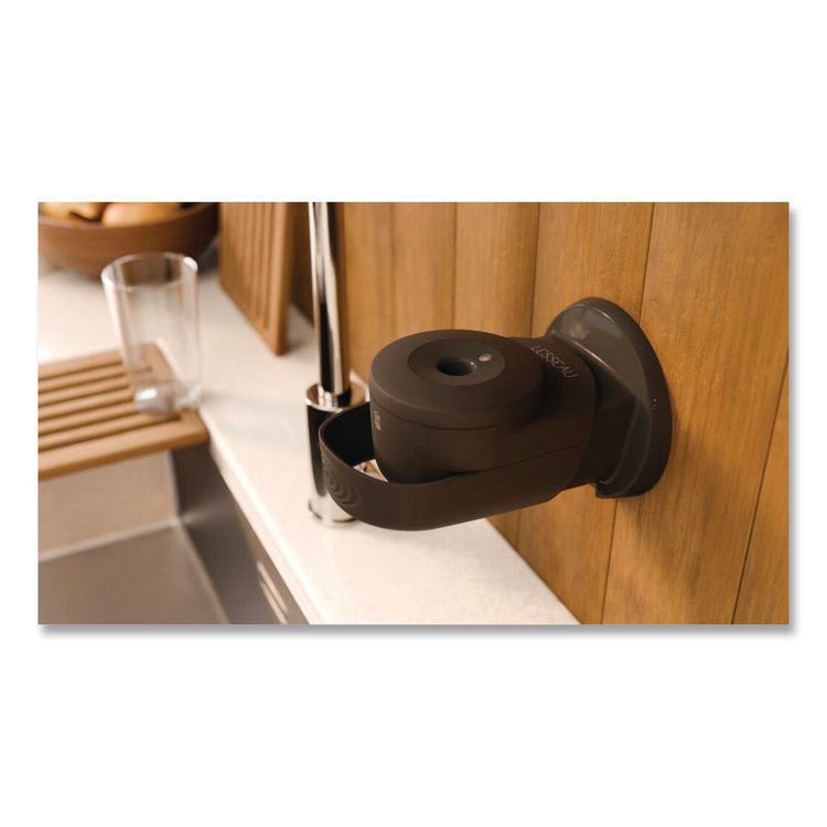 LESSEAU Hand Wash Bar Manual Dispenser, 3.93 x 5.7 x 3.93, Black