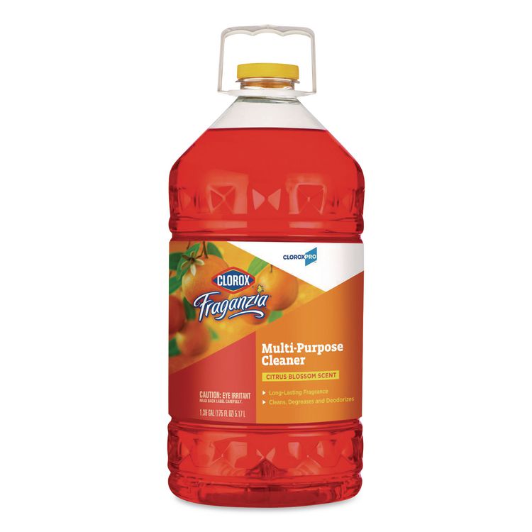 CloroxPro Fraganzia Multi-Purpose Cleaner, Citrus Blossom Scent, 175 oz Bottle, 3/Carton