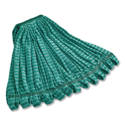 Microfiber Tube Wet Mop, Microfiber, 1" Headband, Green