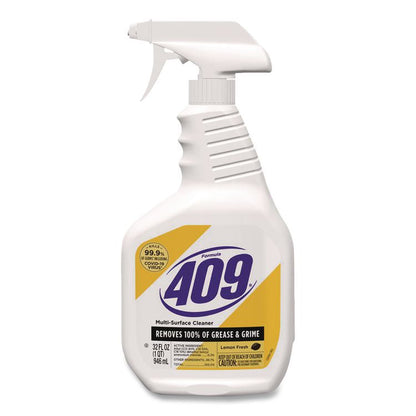 Multi-Surface Cleaner, Lemon Scent, 32 oz Spray Bottle, 9/Carton