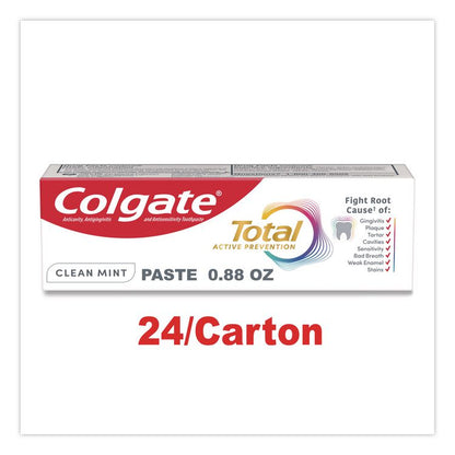 Total Toothpaste, Coolmint, 0.88 oz, 24/Carton