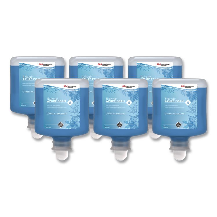 Refresh Foaming Hand Soap Manual Cartridge Refill, Fresh Apple Scent, 1 L, 6/Carton