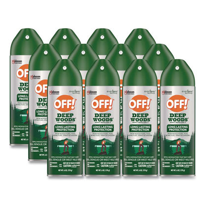 Deep Woods Insect Repellent, 6 oz Aerosol Spray, 12/Carton