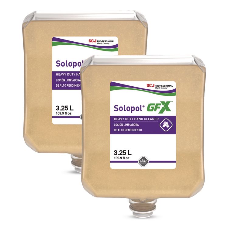 Solopol GFX Heavy Duty Hand Cleaner Refill, Citrus Scent, 3.25 L, 2/Carton