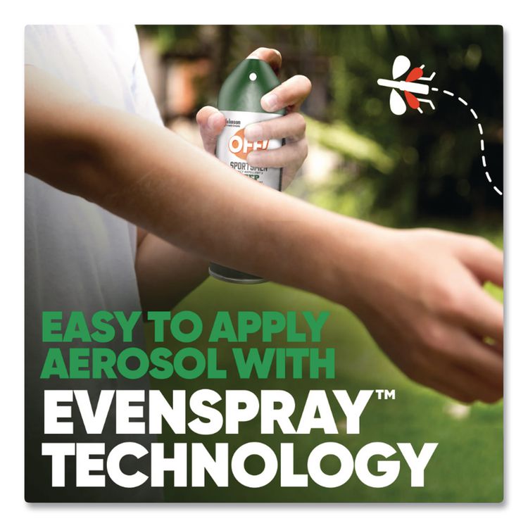 Deep Woods Sportsmen Insect Repellent, 6 oz Aerosol Spray, 12/Carton