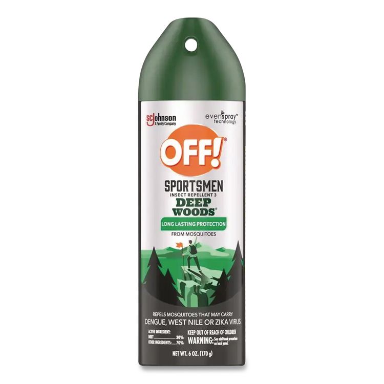 Deep Woods Sportsmen Insect Repellent, 6 oz Aerosol Spray, 12/Carton